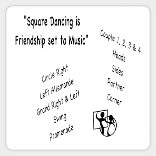 Friendship Set To Music BLK Magnet